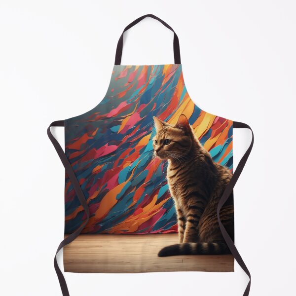 Item preview, A Royal Cat in a Vibrant Background designed and sold by PalettePetal.