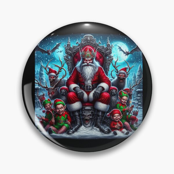 Item preview, "Evil Santa T-Shirt - Unleash Holiday Darkness designed and sold by American Artist Designs.