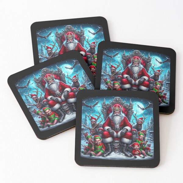 Item preview, "Evil Santa T-Shirt - Unleash Holiday Darkness designed and sold by American Artist Designs.