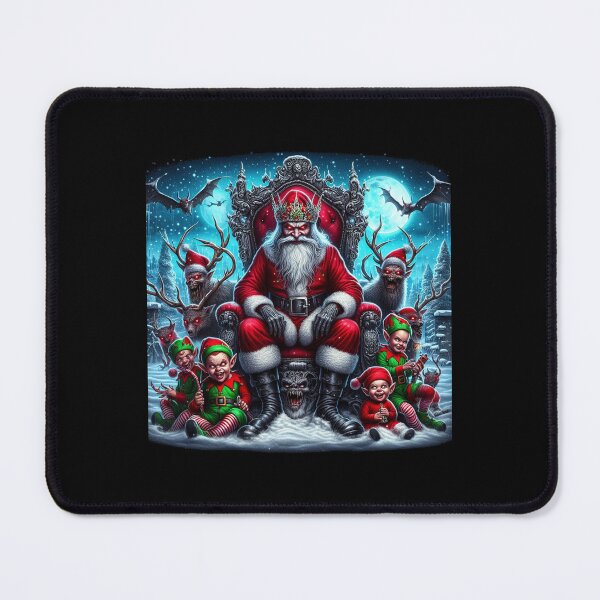 Item preview, "Evil Santa T-Shirt - Unleash Holiday Darkness designed and sold by American Artist Designs.