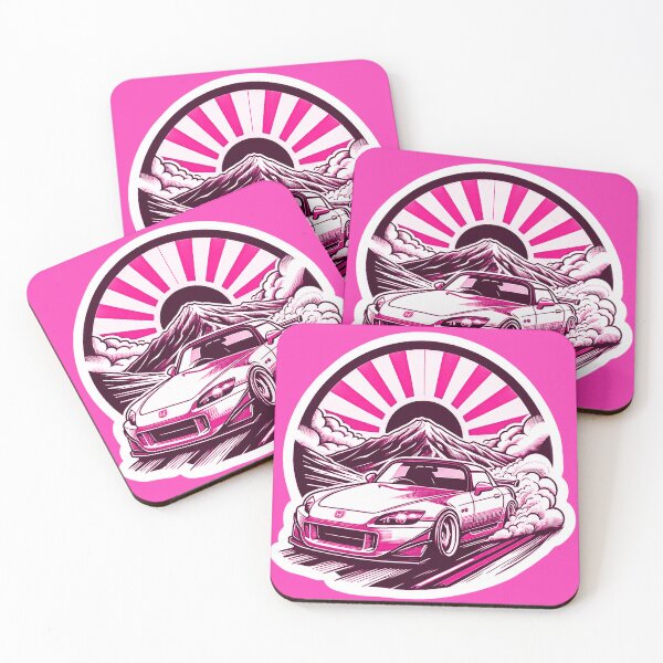Item preview, S2000 Japanese sun rays Pink designed and sold by mugooooo.