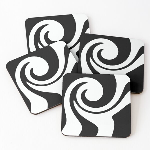 Item preview, abstract black and white spiral designed and sold by TiffyChaa.