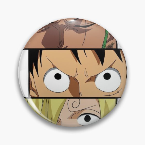 One Piece Monkey D Luffy - Roronoa Zoro And Sanji Pin for Sale by  Jacqueline4546