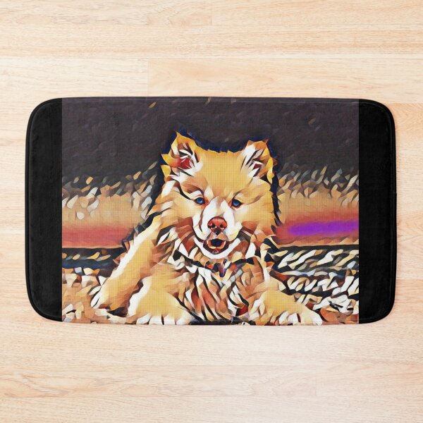 Item preview, Adorable Dog at the Beach - Watercolor Style designed and sold by TGAL2.