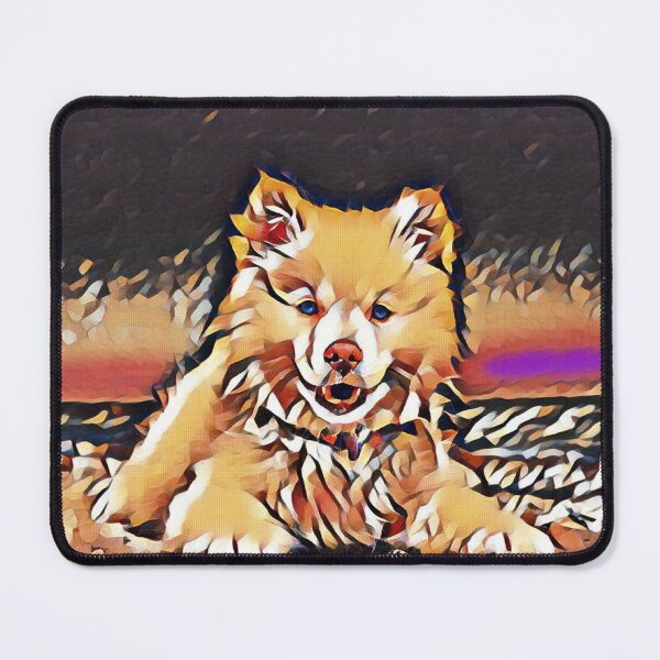 Item preview, Adorable Dog at the Beach - Watercolor Style designed and sold by TGAL2.