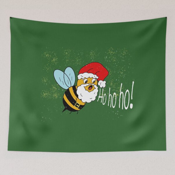 Item preview, Jolly Bumble - 'Santa Bee' Festive Buzz Illustration designed and sold by SmartDesignByBB.