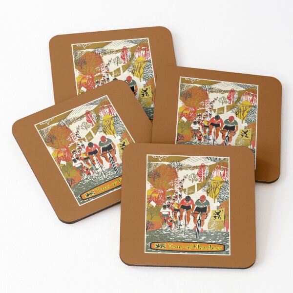 Item preview, TOUR of FLANDERS : Ronde Van Vlaanderen Bicycle Racing Print designed and sold by posterbobs.