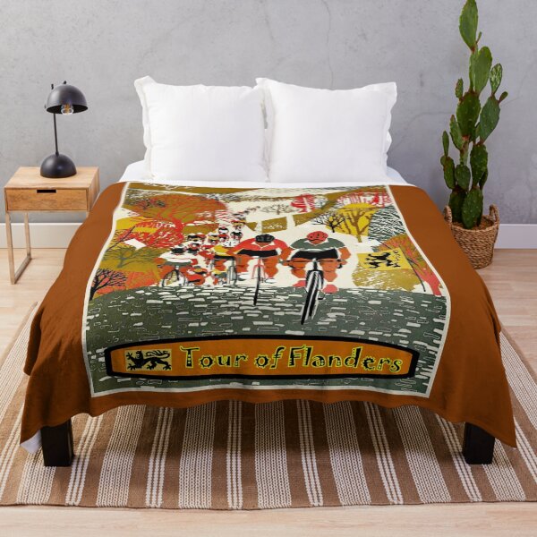 Item preview, TOUR of FLANDERS : Ronde Van Vlaanderen Bicycle Racing Print designed and sold by posterbobs.