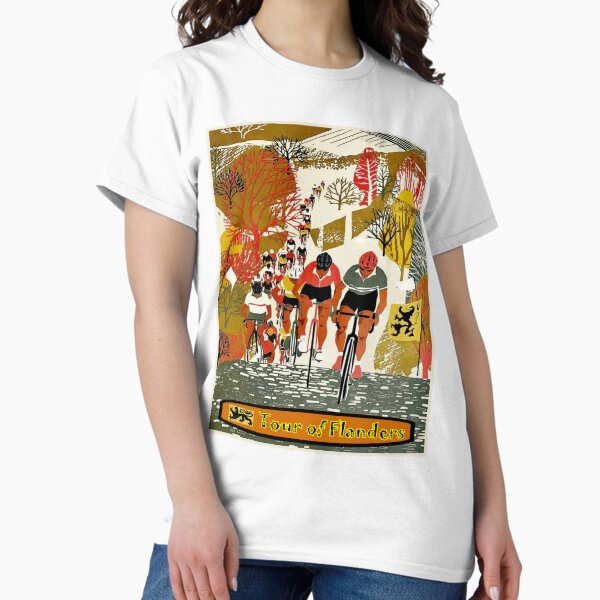 Vista previa del artículo con la obra «TOUR de FLANDES: Carreras de bicicletas Ronde Van Vlaanderen Imprimir», diseñado y vendido por posterbobs.