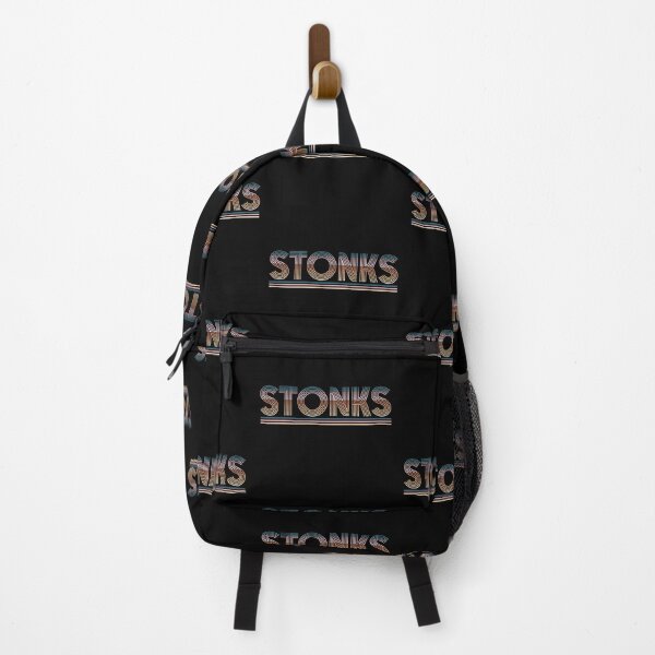 Item preview, Stonks Meme Retro Stripes designed and sold by PaperScaped.