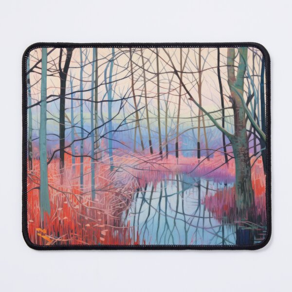 Item preview, Bare Trees - Winter Stream Landscape designed and sold by GalleryOXO.