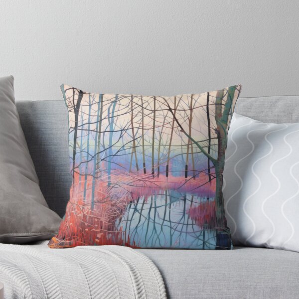Item preview, Bare Trees - Winter Stream Landscape designed and sold by GalleryOXO.