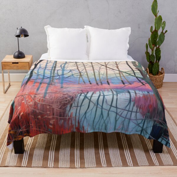 Item preview, Bare Trees - Winter Stream Landscape designed and sold by GalleryOXO.