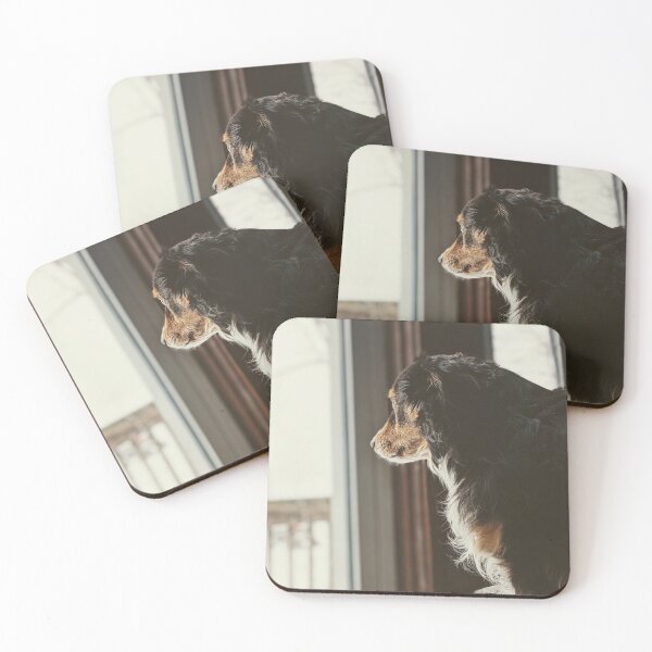 Item preview, Dog staring out the window designed and sold by krsdesigns.