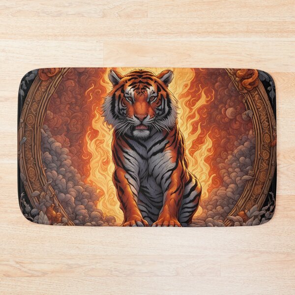 Item preview, Tiger In Flames 01 designed and sold by tpixx.