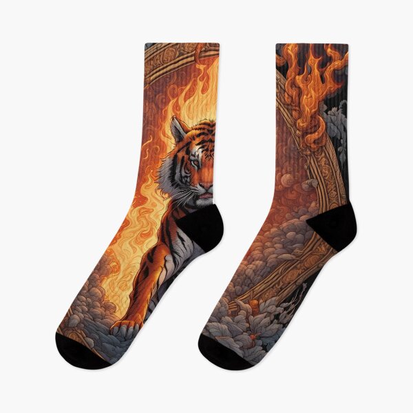 Item preview, Tiger In Flames 01 designed and sold by tpixx.