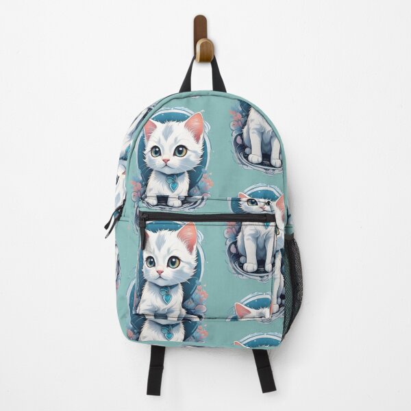 Item preview, "Regal Feline Majesty: Illustration of a Cute Royal White Cat" designed and sold by ArtistKunal123.