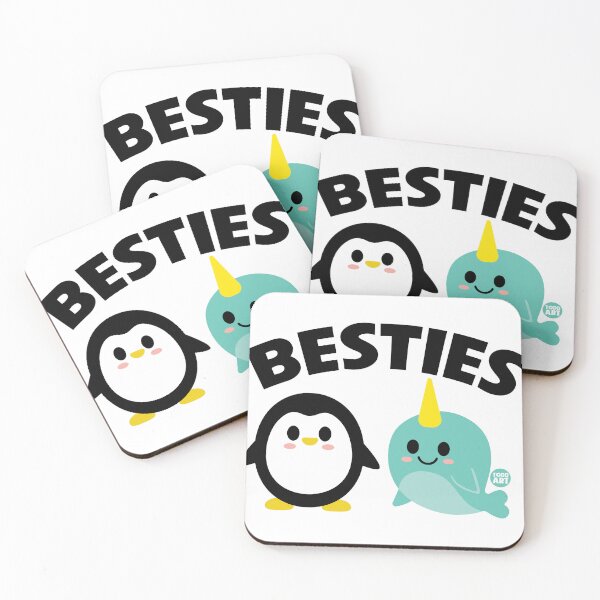 Aperçu de l'œuvre BESTIES PENGUIN NARWHAL créée et vendue par TODD GOLDMAN.