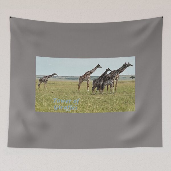 Item preview, Reflecting Tower of Giraffes designed and sold by annenambiro.