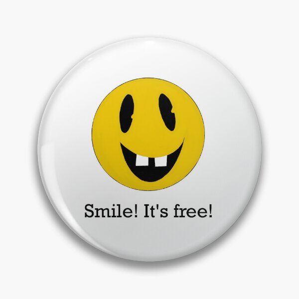Item preview, Spread Joy - 'Smile! It's Free' Cheerful Emoji Design designed and sold by SmartDesignByBB.
