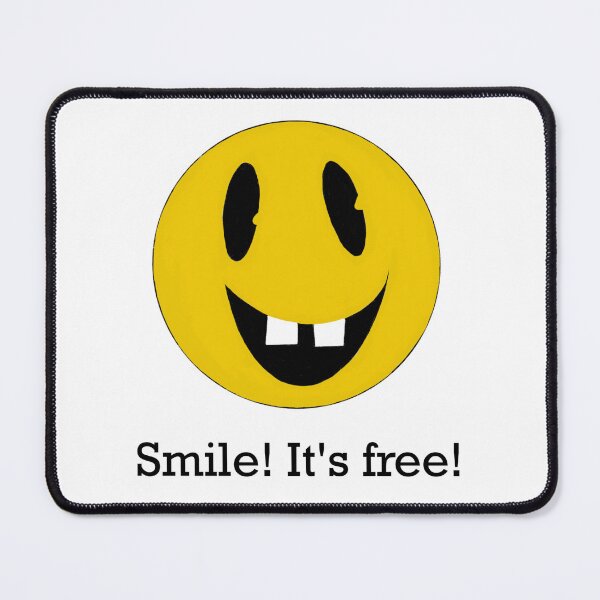 Item preview, Spread Joy - 'Smile! It's Free' Cheerful Emoji Design designed and sold by SmartDesignByBB.