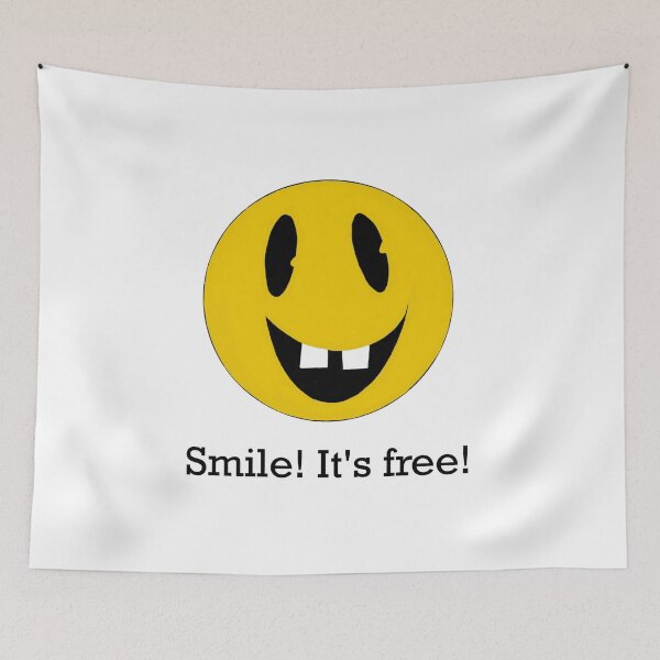 Item preview, Spread Joy - 'Smile! It's Free' Cheerful Emoji Design designed and sold by SmartDesignByBB.