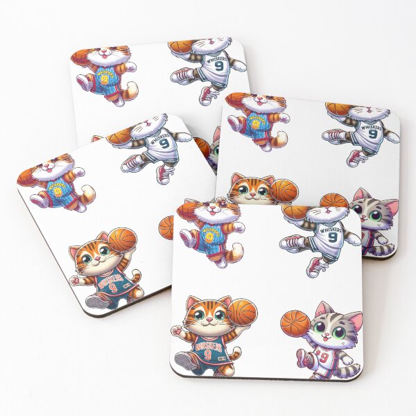 Item preview, Cats Playing Basketball designed and sold by peanut tee.
