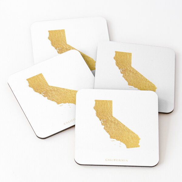 Item preview, California Gold Map designed and sold by ArtPrints.