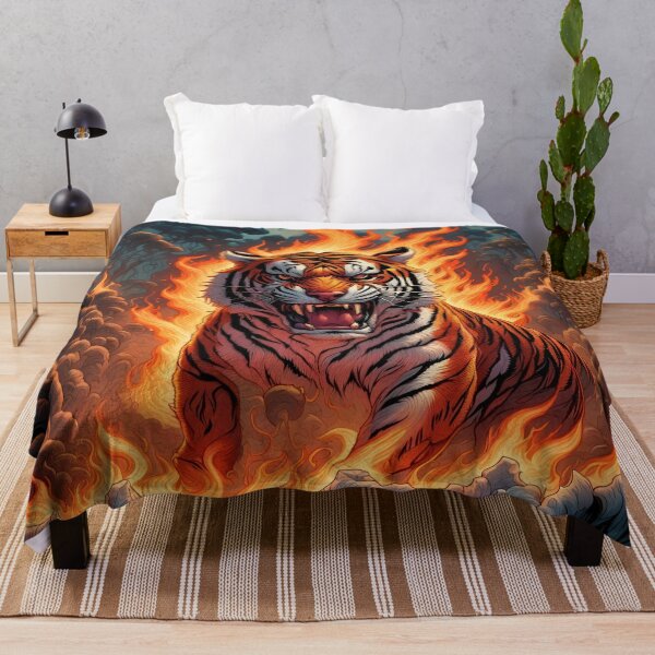 Item preview, Tiger In Flames 04 designed and sold by tpixx.