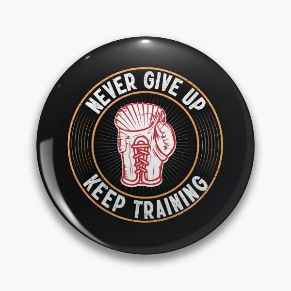 Item preview, NEVER GIVE UP BOXING KEEP TRAINING designed and sold by marfanna.