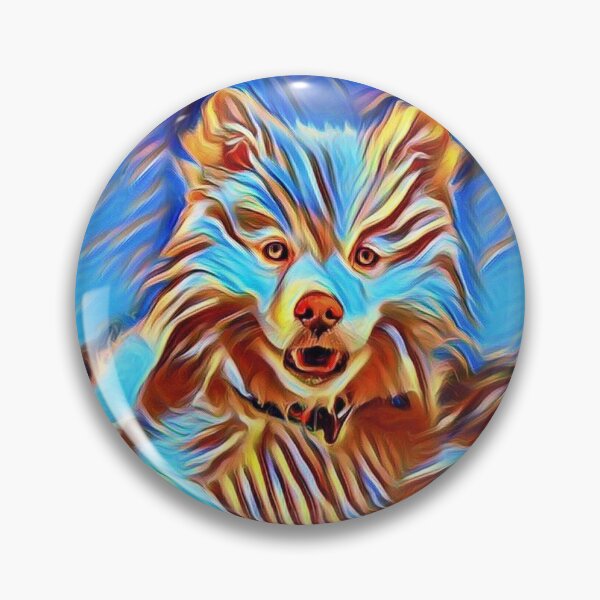 Item preview, Adorable Dog at the Beach - Abstract Watercolor Print designed and sold by TGAL2.