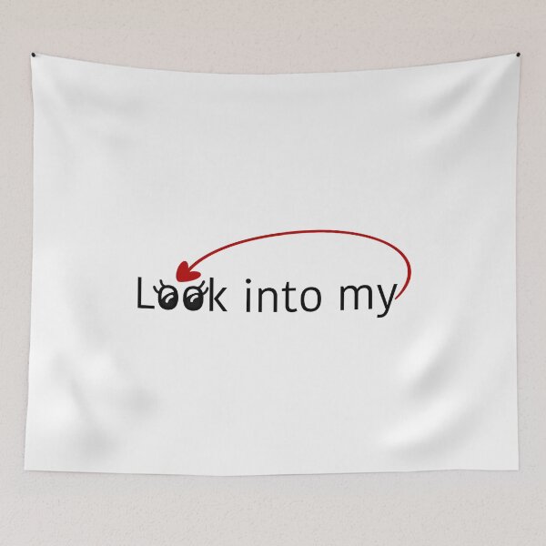 Item preview, Look Into My Eyes - Invitation to Insight - Typographic Design designed and sold by SmartDesignByBB.
