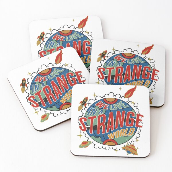 Item preview, We Live in a Strange World  designed and sold by CyberWindow.