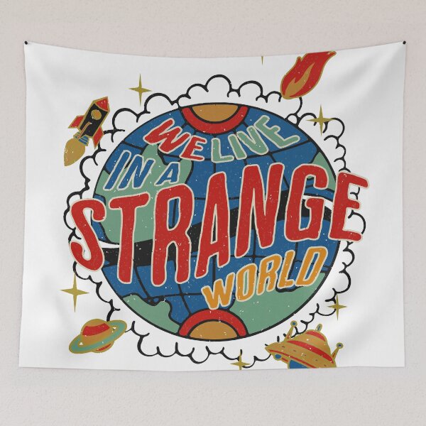 Item preview, We Live in a Strange World  designed and sold by CyberWindow.