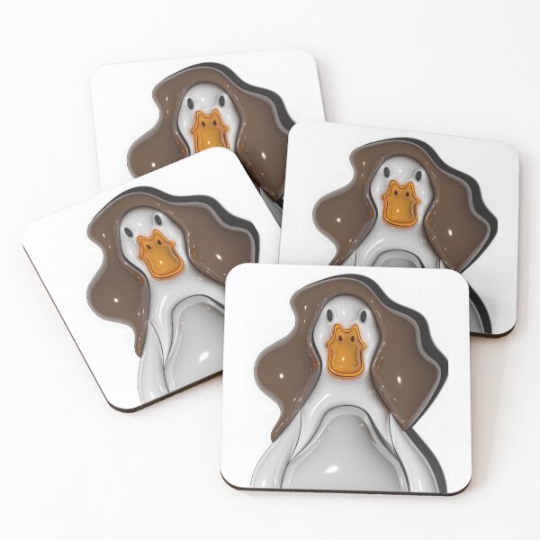 Item preview, 3d metallic duck designed and sold by LoiKat.