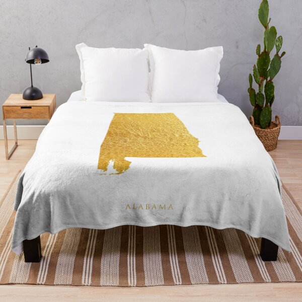 Item preview, Alabama Gold Map designed and sold by ArtPrints.