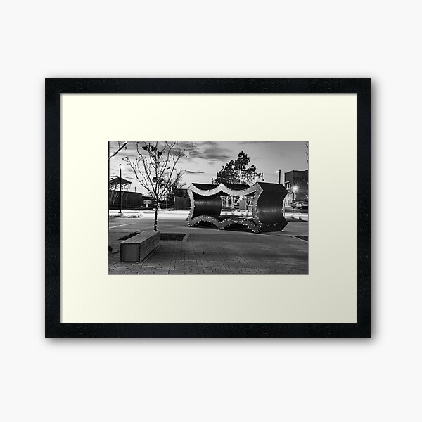 Item preview, A Frisco Glow In Downtown Rogers - Black And White designed and sold by Gregory Ballos.