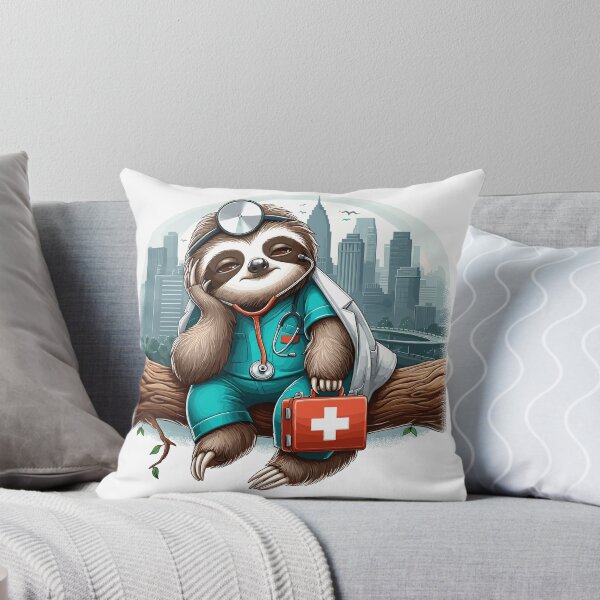 Item preview, Funny Paramedic sloth   designed and sold by peanut tee.