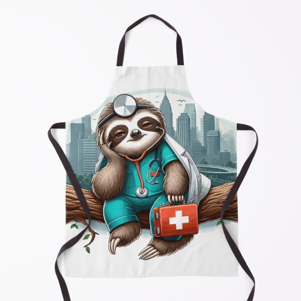 Item preview, Funny Paramedic sloth designed and sold by peanut tee.