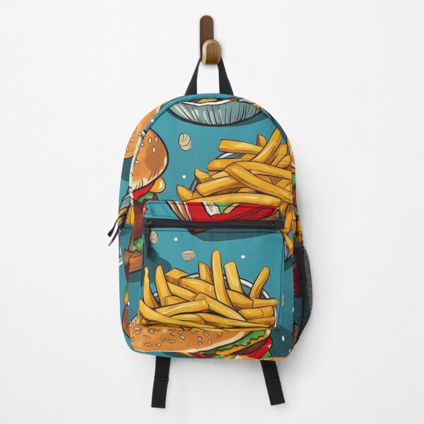 Artikelvorschau, Cheeseburger, Limonade und Pommes entworfen und verkauft von ArtNouveauChic.