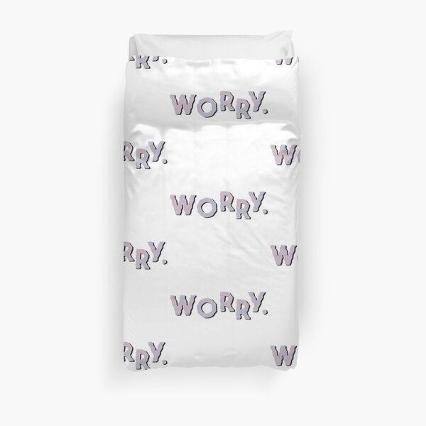 Jeff Rosenstock : Worry. Duvet Cover