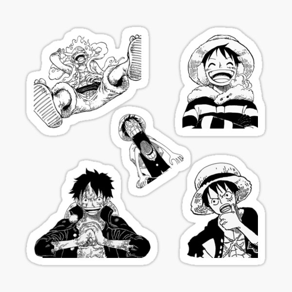 Item preview, ONE PIECE: Monkey D. Luffy Sticker Pack designed and sold by Yukisuba.