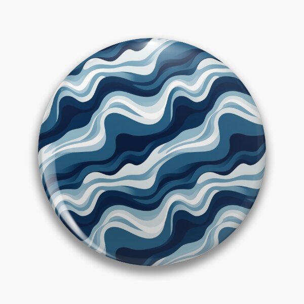 Item preview, #1 (Azure Symphony Series) Abstract Waves Seamless Digital Paper designed and sold by noahmckarovsky.