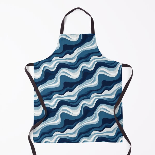 Item preview, #1 (Azure Symphony Series) Abstract Waves Seamless Digital Paper designed and sold by noahmckarovsky.