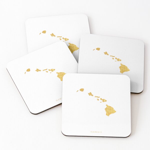 Item preview, Hawaii Gold Map designed and sold by ArtPrints.