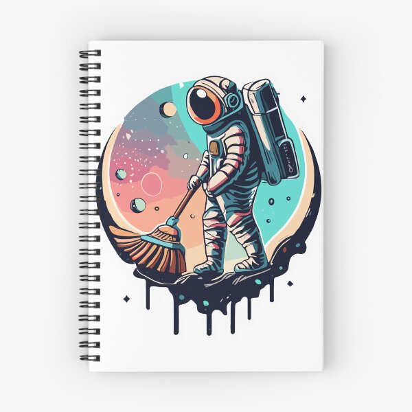 Item preview, Janitor Astronaut Graffiti Artwork designed and sold by Collision19.