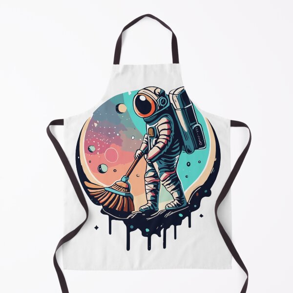 Item preview, Janitor Astronaut Graffiti Artwork designed and sold by Collision19.