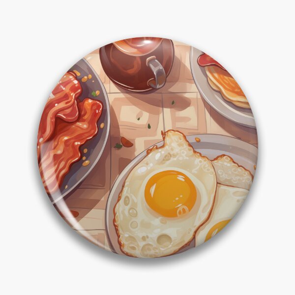 Item preview, Bacon, Eggs and Pancakes designed and sold by ArtNouveauChic.