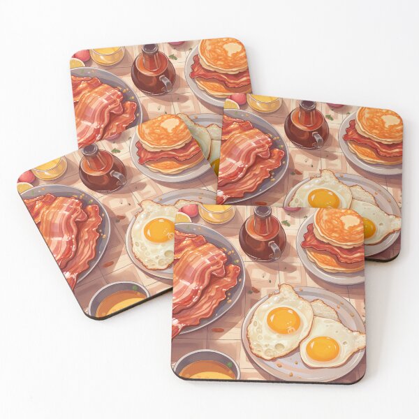 Item preview, Bacon, Eggs and Pancakes designed and sold by ArtNouveauChic.