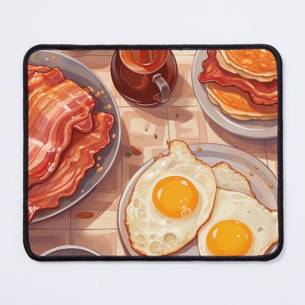 Item preview, Bacon, Eggs and Pancakes designed and sold by ArtNouveauChic.